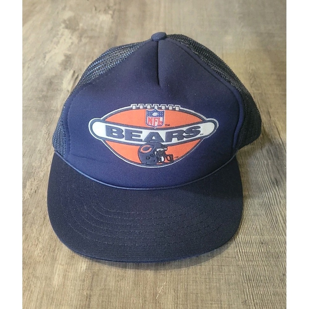 Chicago‎ Bears Drew Pearson Headwear Snapback Truckers Mesh Hat Cap Vintage NFL